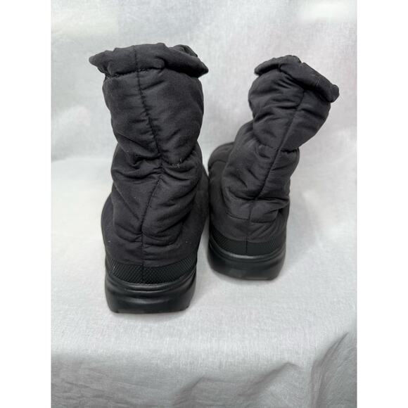 The Northface Winter Down Snow Boots Mens Black Quilted Nuptse Apres 9 main image 6